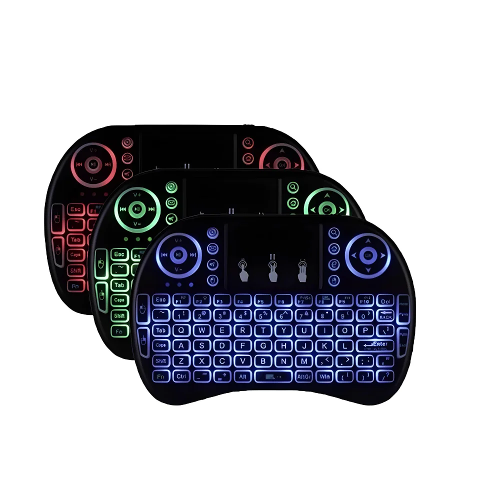 Mini Teclado Controle Usb Touchpad Smart Tv Tv Box Pc Ps3- Iluminado - Imagem 3