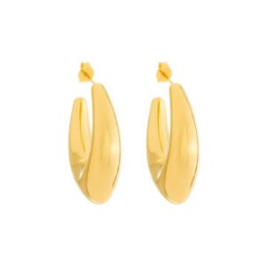 Brinco Dourado Concha Orgânico