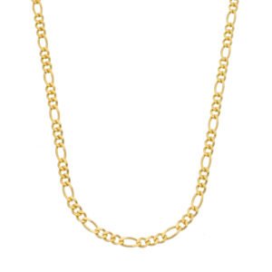 Corrente Dourada Masculina Elo 3 por 1 - 4mm