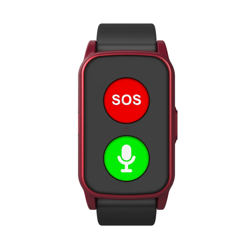 Pulseira de GPS Pessoal 4G LTE com Botão de Pânico para Chamadas, Termômetro e Alarme de Queda para Idosos com Demência - Imagem 4