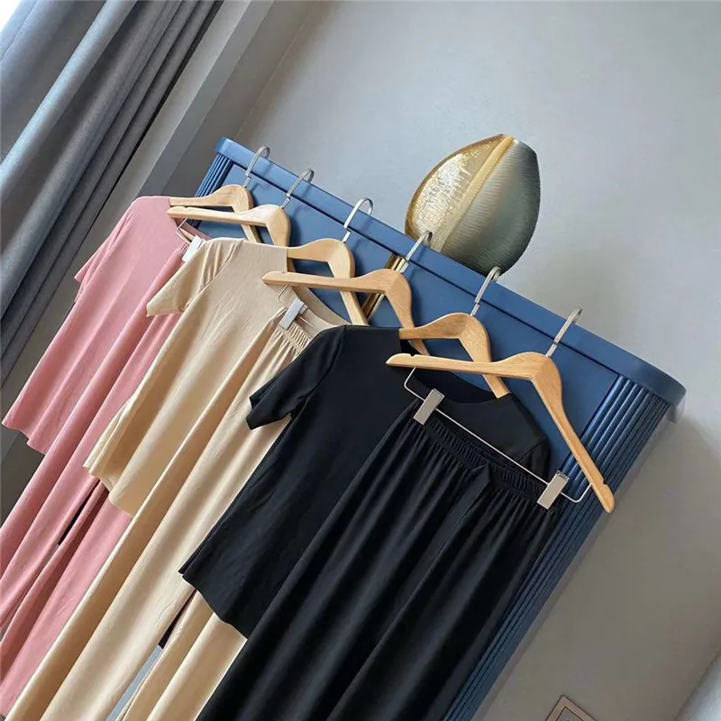 Conjunto de Pijamas de Verão 2026, Moda Casual, Tecido Leve, Conjunto de Duas Peças para Mulheres - Imagem 16