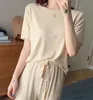 Conjunto de Pijamas de Verão 2026, Moda Casual, Tecido Leve, Conjunto de Duas Peças para Mulheres - Imagem 12