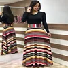 Novo Vestido Maxi de Verão para Mulheres com Estampa Floral, Cintura Alta, Lavável, Manga Curta, Tamanho Plus - Imagem 18