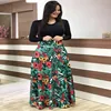 Novo Vestido Maxi de Verão para Mulheres com Estampa Floral, Cintura Alta, Lavável, Manga Curta, Tamanho Plus - Imagem 19