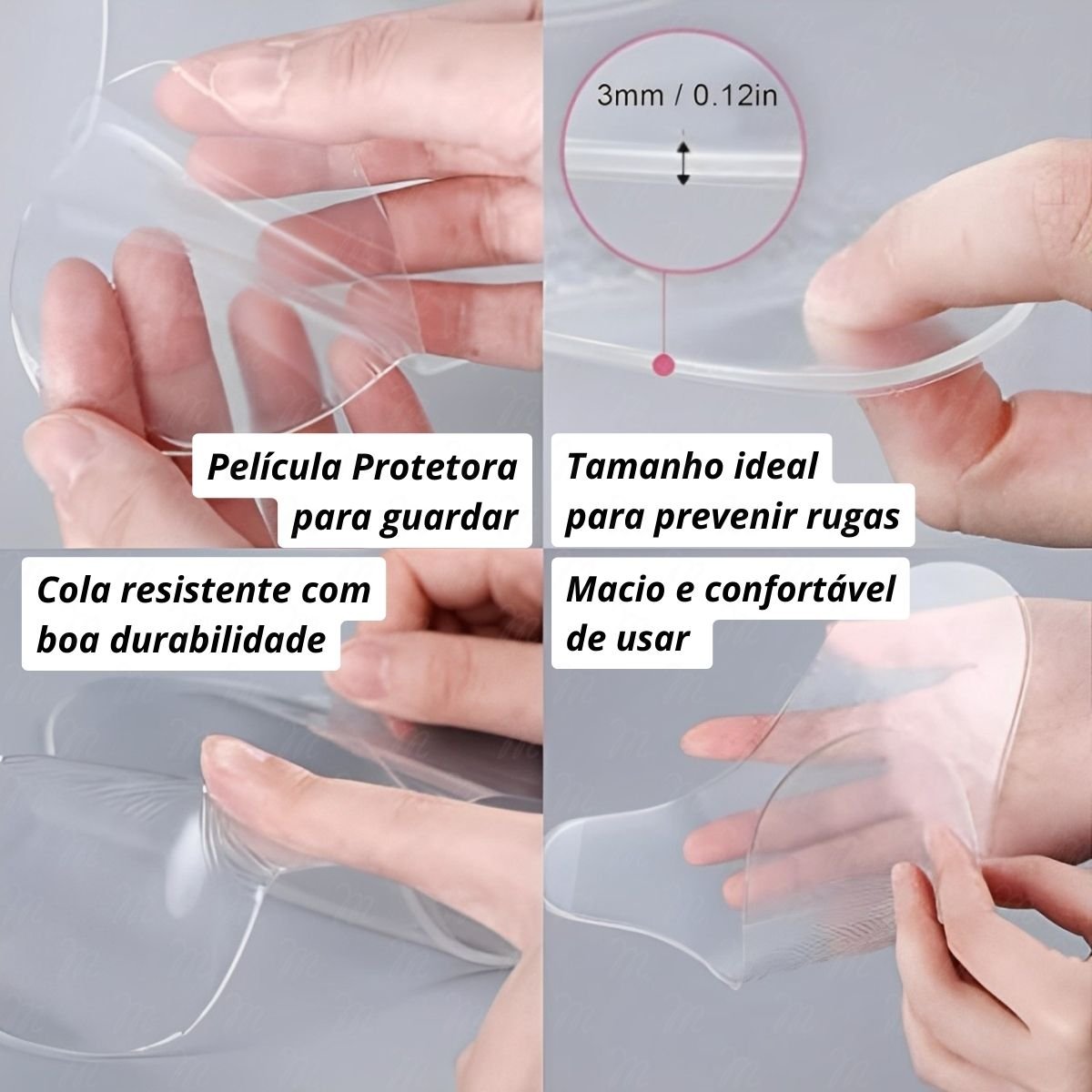 Adesivos Anti Rugas para Rosto Modelo:9 Peças - Imagem 4
