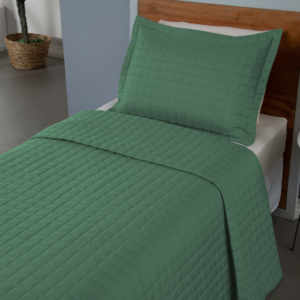 Kit Cobre Leito Matelado Copacabana 2 Peças Solteiro 100% Poliéster Micropercal