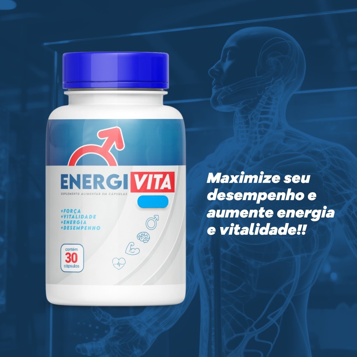 Energi Vita Suplemento 30 cápsulas - Imagem 3