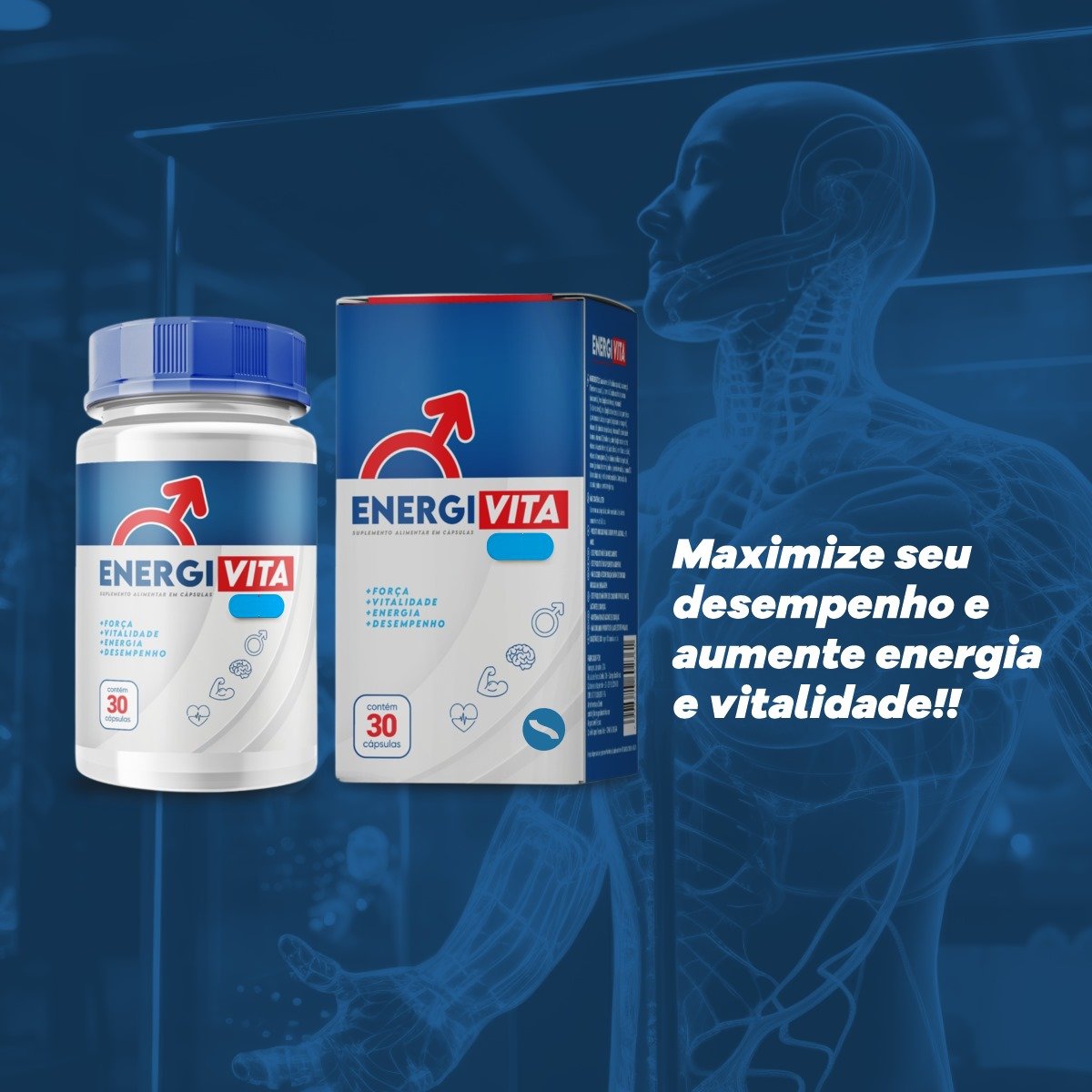 Energi Vita Suplemento 30 cápsulas - Imagem 4