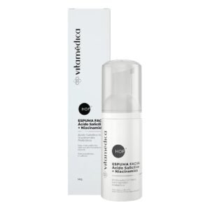 Espuma de Limpeza Facial Anti Acne e Oleosidade com Ácido Salicílico Nano + Niac