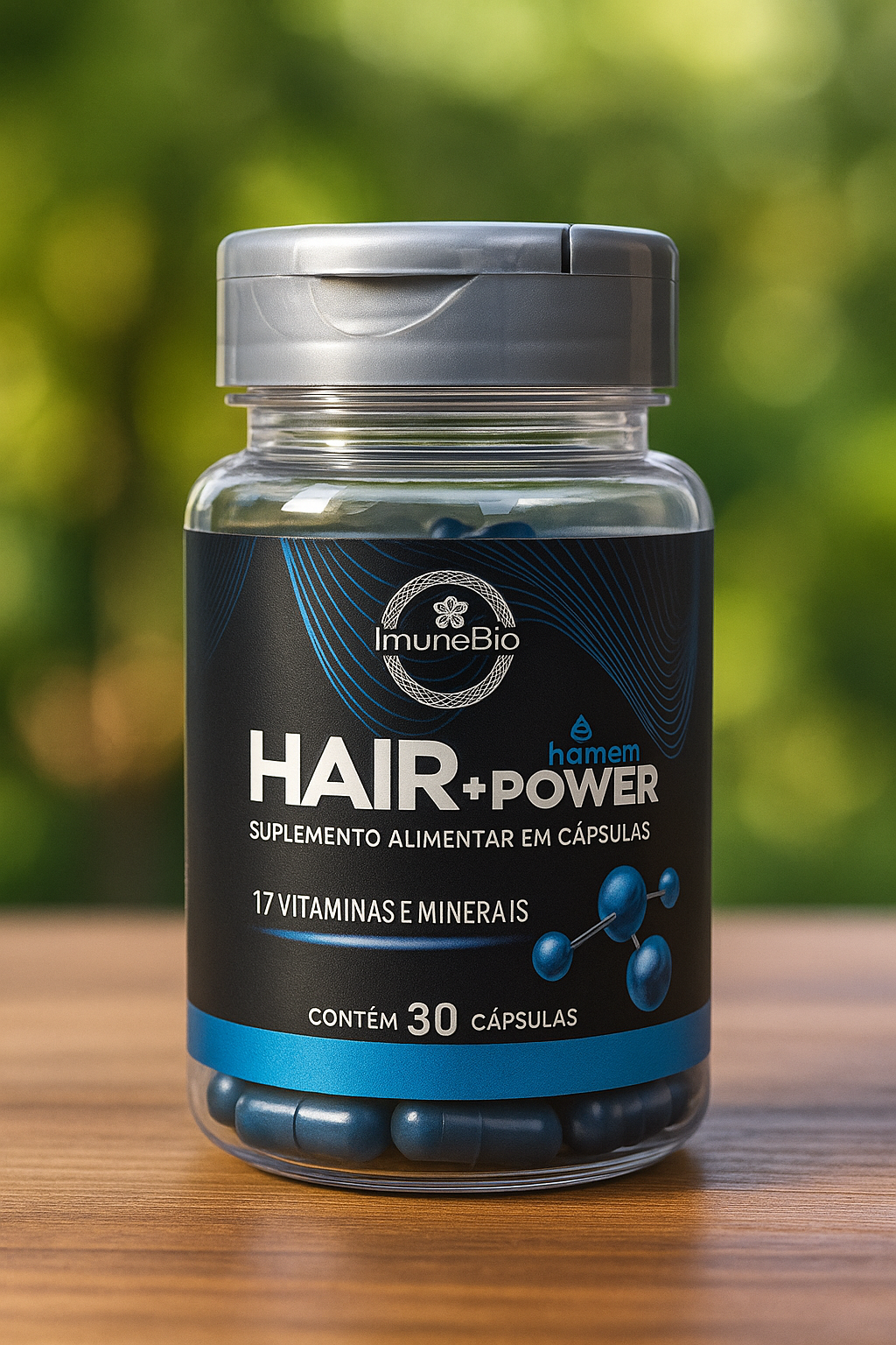 Suplemento Hair + Power Masculino A-Z Premium - 17 Vitaminas e Minerais - Imagem 2