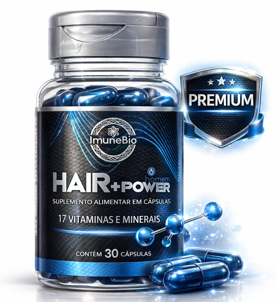 Suplemento Hair + Power Masculino A-Z Premium - 17 Vitaminas e Minerais - Imagem 6