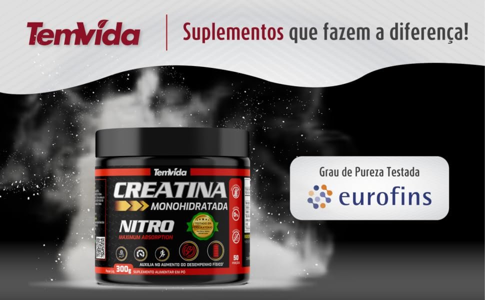 Creatina Nitro Natural tem, 300g - Imagem 6
