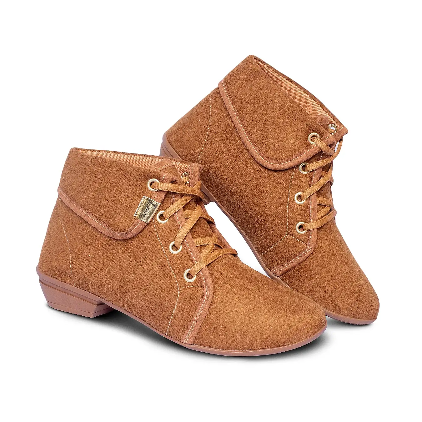 Bota Coturno Feminino Liso Cano Curto Frio Moda Inverno Tênis Botinha - Imagem 2