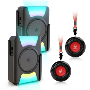 Daytech sem fio Chamando Sistema Pagers Idosos Cuidador Pager Piscando Respiração Luz Vibração Alerta Dispositivo
