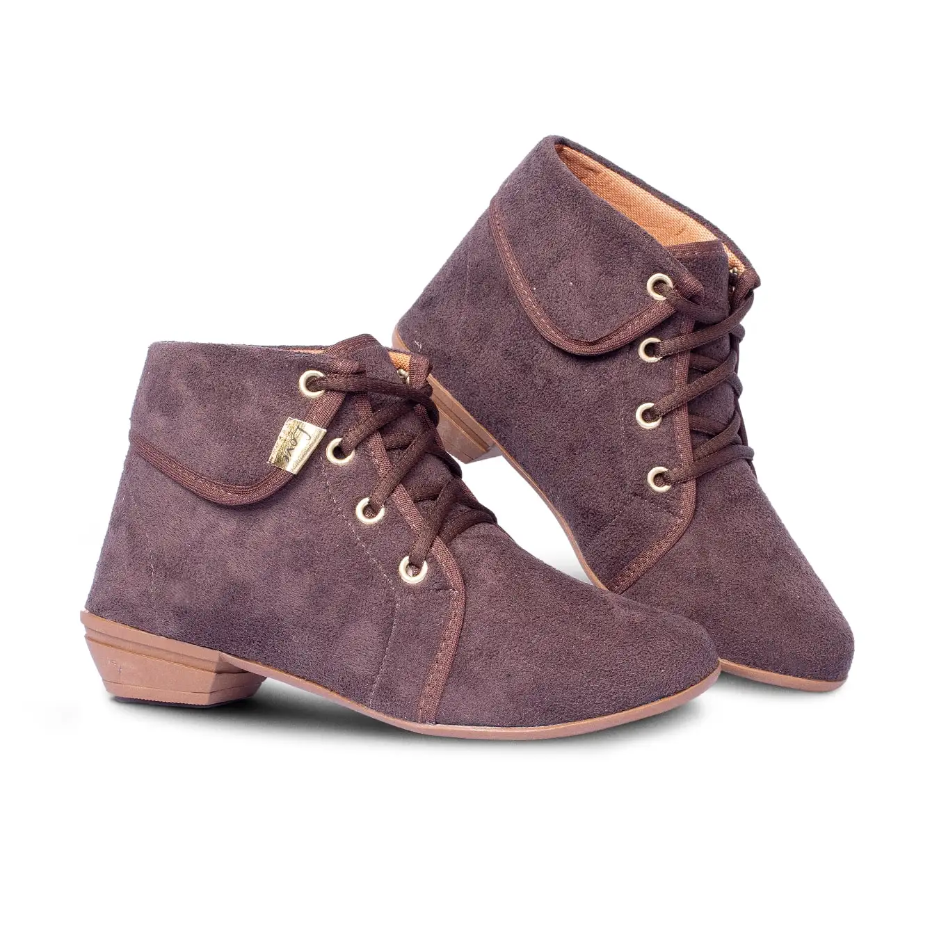 Bota Coturno Feminino Liso Cano Curto Frio Moda Inverno Tênis Botinha - Imagem 6