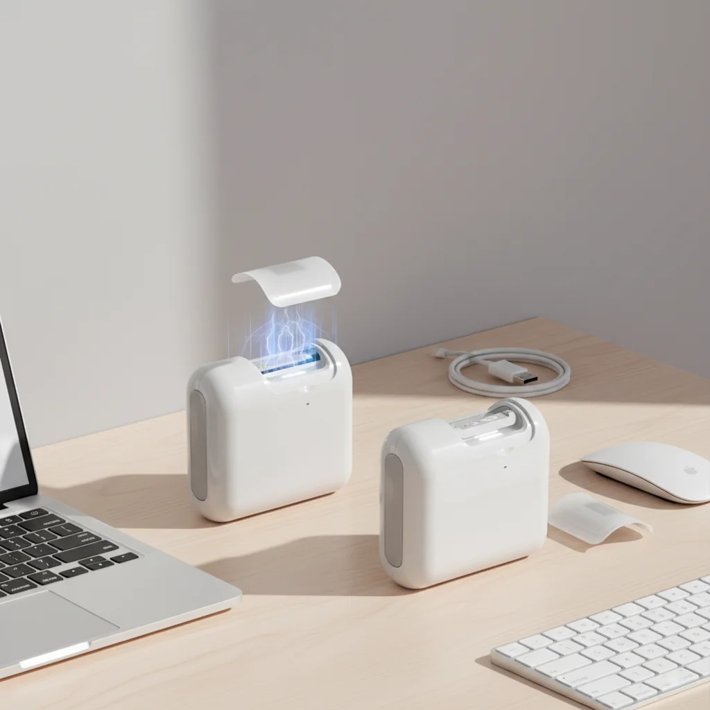 Cortador de Unhas Elétrico Recarregável Totalmente Automático, Design Inteligente Portátil, Anti-Entalamento para Idosos e Bebês, Polidor de Unhas Elétrico - Imagem 2