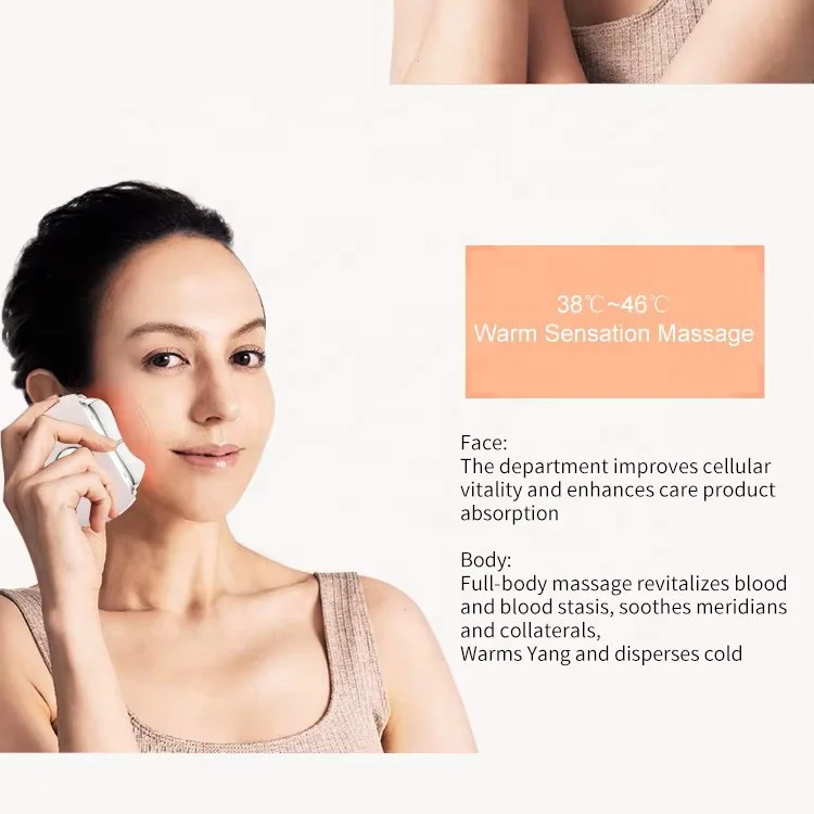 Nova beleza Skincare ferramenta arrefecimento frio Massageador Facial Anti-inchaço Pele aperto rosto lift gua sha gelo dispositivo de beleza facial - Imagem 3