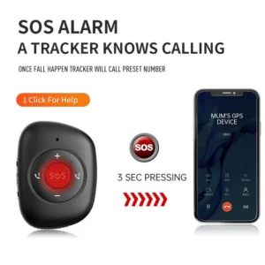 Dispositivo de Alerta de Emergência SOS 4G Inteligente com Localizador em Tempo Real para Idosos que Vivem Sozinhos Telecare