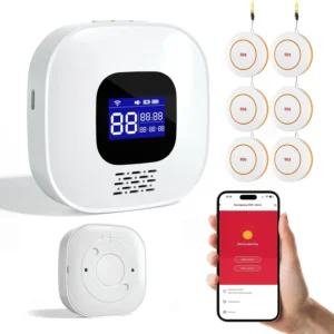 Novidades Smart Call System Enfermeira Chamando Alerta Sem Fio Tuya Wifi Idoso Cuidador Pager Pânico SoS Chamada de Alarme de Emergência