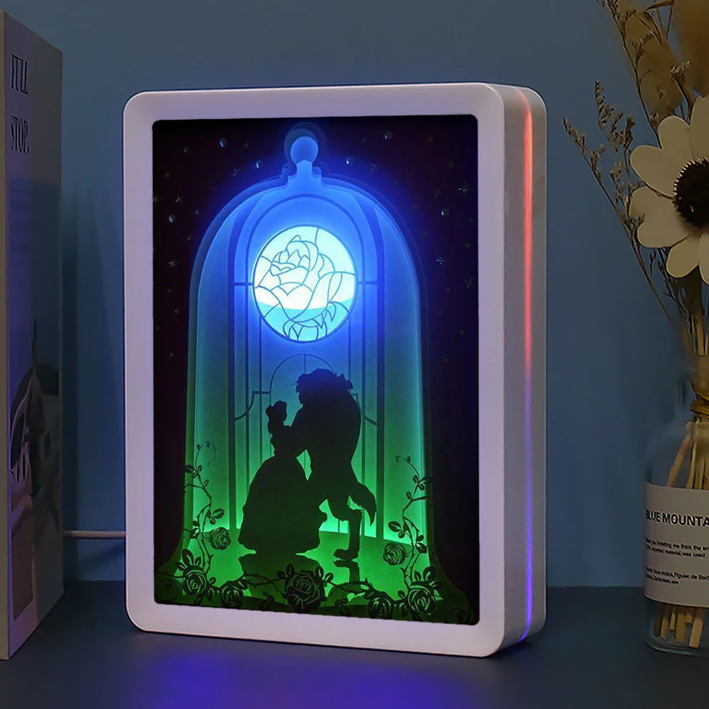 Decoração de Contos de Fadas em Cartoon, Luminária Noturna 3D LED para Quarto, Presente para Meninas - Imagem 4
