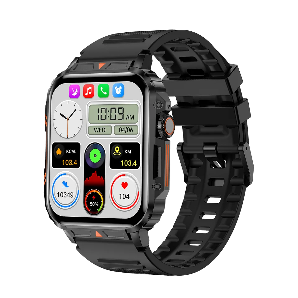 Relógio Inteligente L81 para Homens com Chamada Bluetooth, Monitor de Frequência Cardíaca, Oxigênio no Sangue, Rastreador de Fitness, IP68 à Prova d'Água, Relógio Esportivo para Atividades ao ar livre - Imagem 7