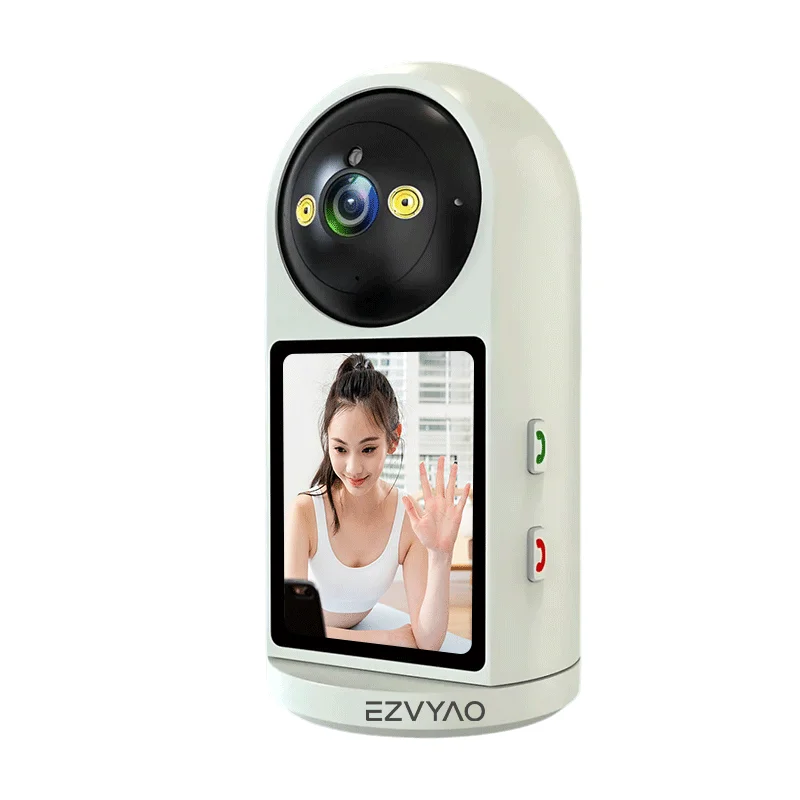 Câmera de Videochamada Inteligente EZVYAO com Tela IPS de 2.8 Polegadas, Chamada com Um Toque, Monitor de Cuidado para Idosos, Áudio Bidirecional, WiFi - Imagem 6