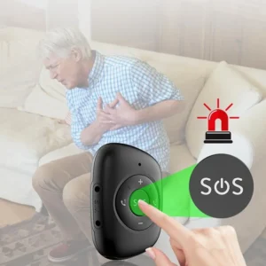 Produtos de Segurança para Idosos Botão Sos 4g Wearable Botão de Pânico com Alarme Queda