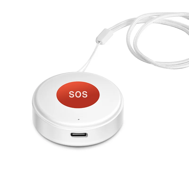 Botão de Pânico SOS WIFI Tuya Smart Life, Alarme Médico Pessoal para Idosos, Crianças e Pessoas com Deficiência