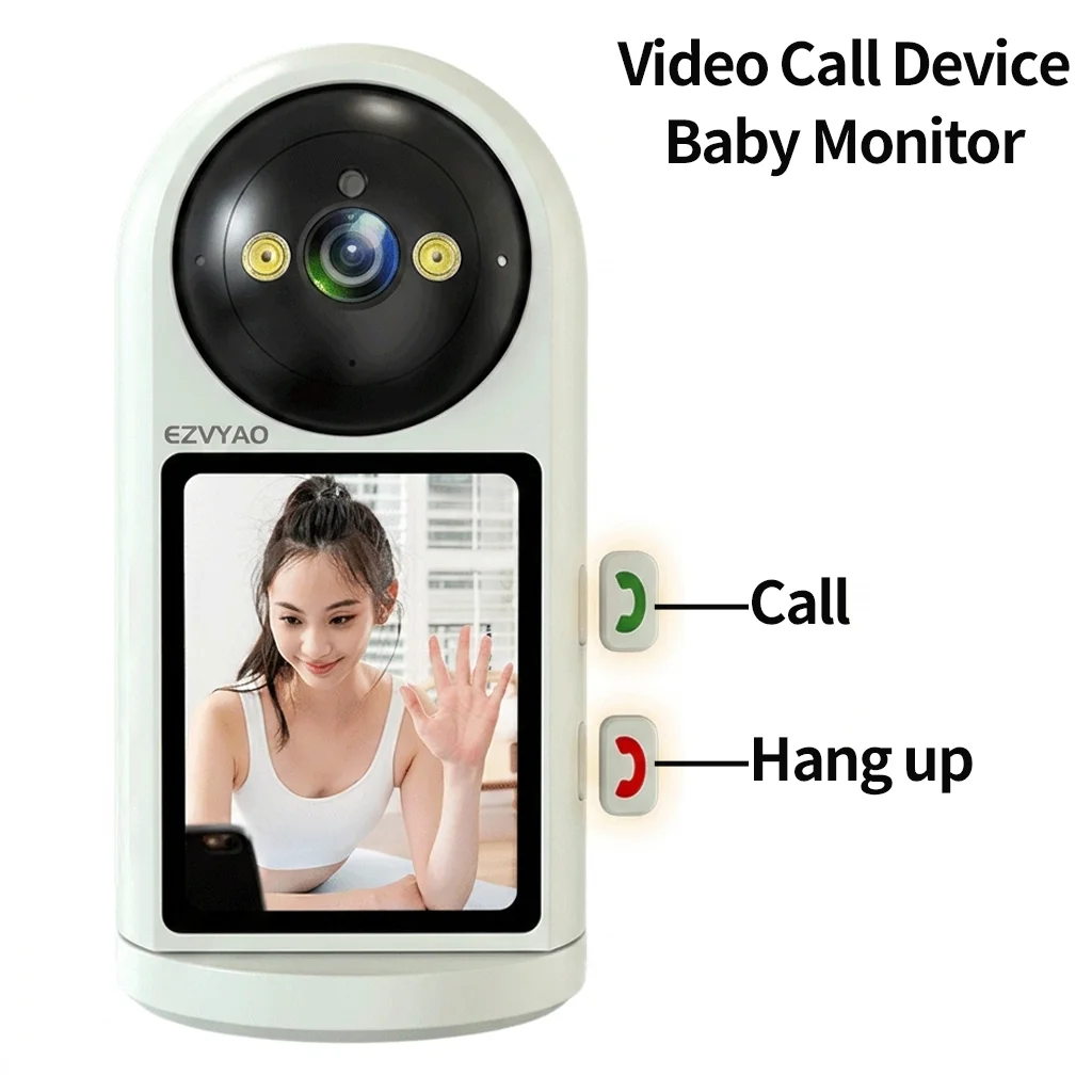 Câmera de Videochamada Inteligente EZVYAO com Tela IPS de 2.8 Polegadas, Chamada com Um Toque, Monitor de Cuidado para Idosos, Áudio Bidirecional, WiFi - Imagem 5