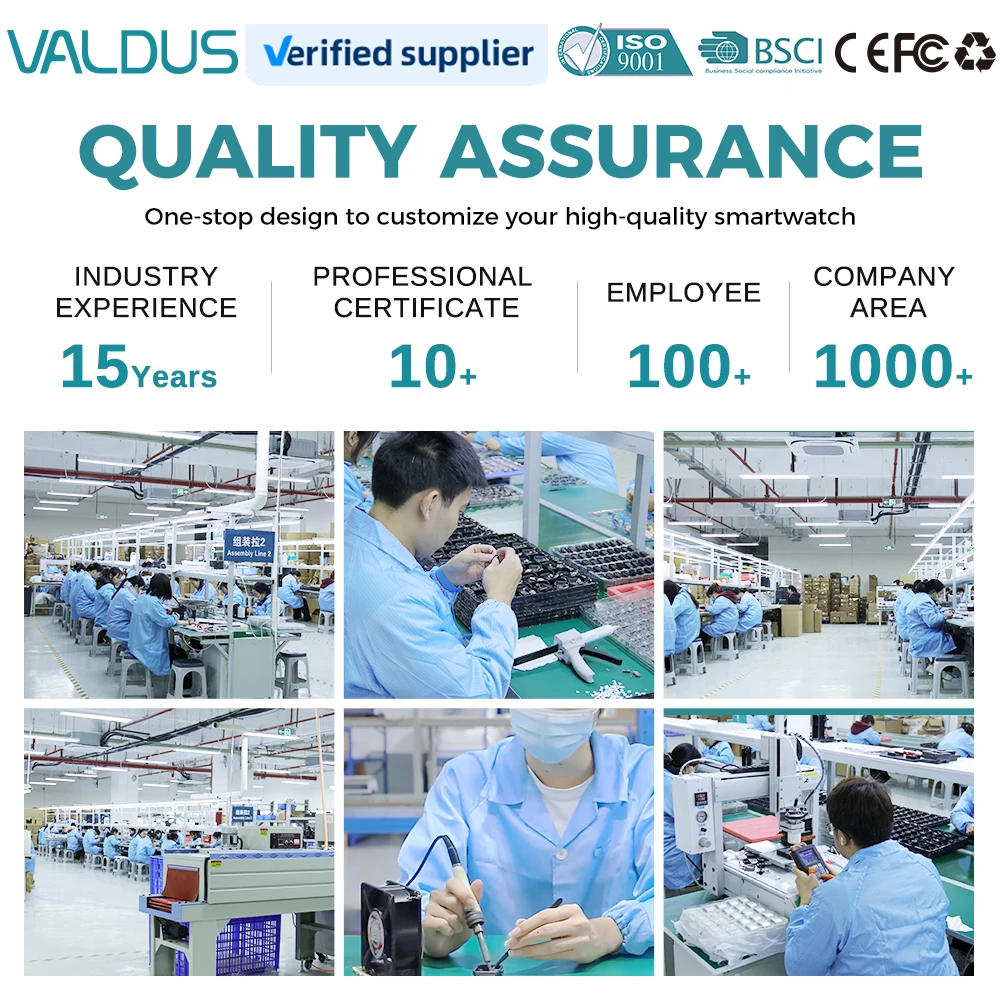 Relógio Inteligente VALDUS ODM/OEM para Monitoramento de Pressão Arterial e Oxigênio no Sangue, à Prova d'Água, 1.43 Polegadas, VD40 PRO - Imagem 5