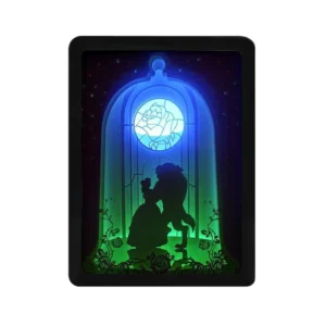 Decoração de Contos de Fadas em Cartoon, Luminária Noturna 3D LED para Quarto, Presente para Meninas