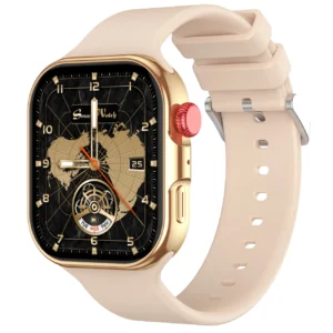 Relógio Inteligente CY39 Fitness Tracker Smartwatch com Tela Quadrada IPS de 2,02 Polegadas, Relógio de Saúde para Android IOS IP68