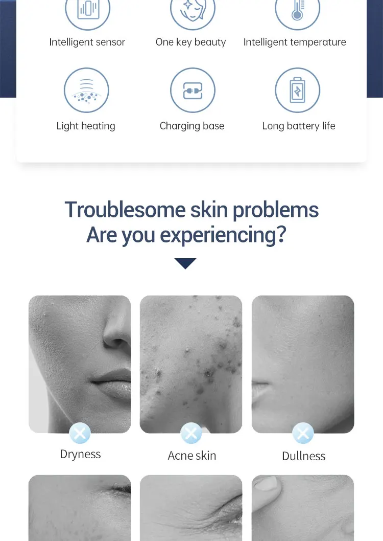 Equipamento de Beleza Multifuncional para Uso Doméstico, Óculos de Massagem Facial Anti-Idade, Ferramentas de Cuidados com a Pele Vermelha - Imagem 3