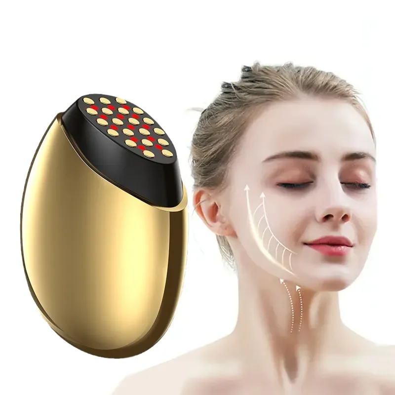Dispositivo de Enrigecimento de Pele RF, Redução de Rugas, Terapia de Luz LED EMS 3 em 1, Máquina de Colágeno Facial Certificada CE OEM