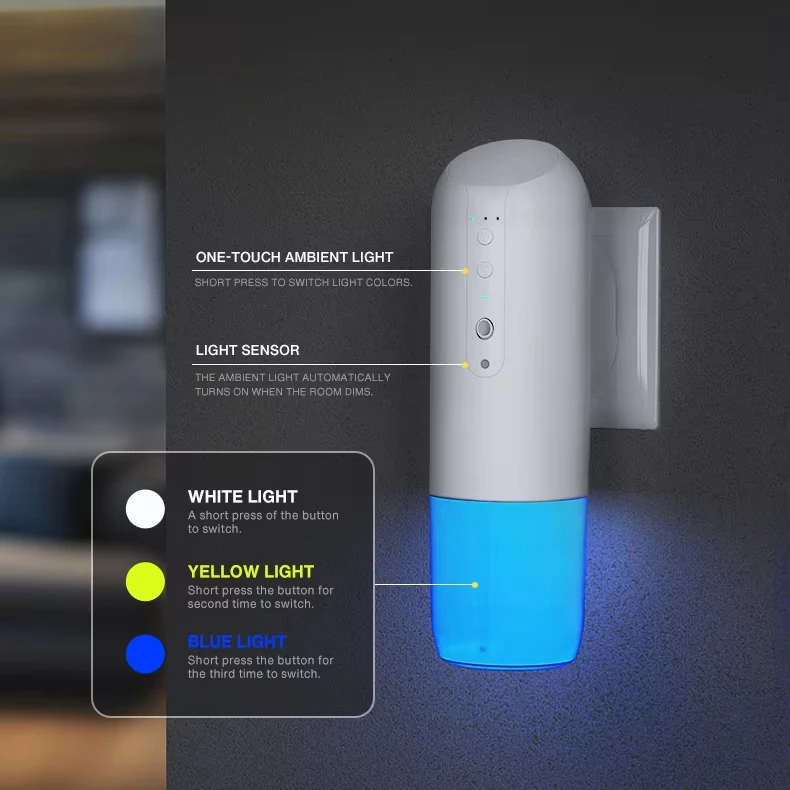 Novo Difusor de Aroma Inteligente para Escritório, Difusor de Óleo Essencial com Atomização a Frio, Difusor de Aroma Elétrico para Casa - Imagem 5