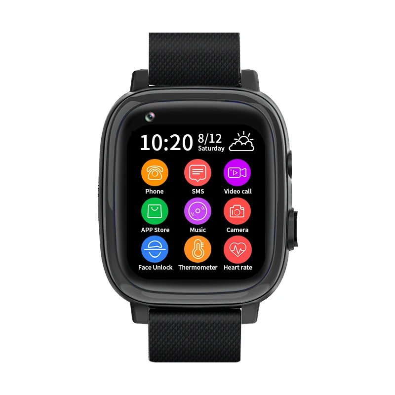 Relógio Inteligente GPS para Idosos com Chamadas de Vídeo 4G, SOS, Display para Idosos T5S