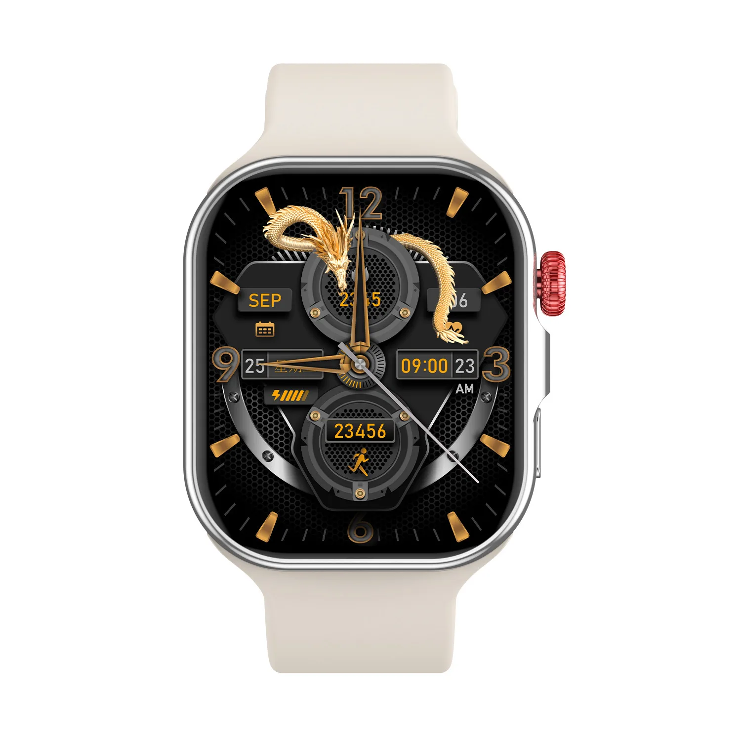 Relógio Inteligente CY39 Fitness Tracker Smartwatch com Tela Quadrada IPS de 2,02 Polegadas, Relógio de Saúde para Android IOS IP68 - Imagem 2