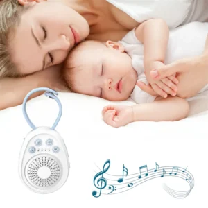 Máquina de Som Branco para Bebês com Longa Duração de Bateria e Sons Relaxantes, Presente para Chá de Bebê, Auxiliar de Sono para Adultos em Viagens