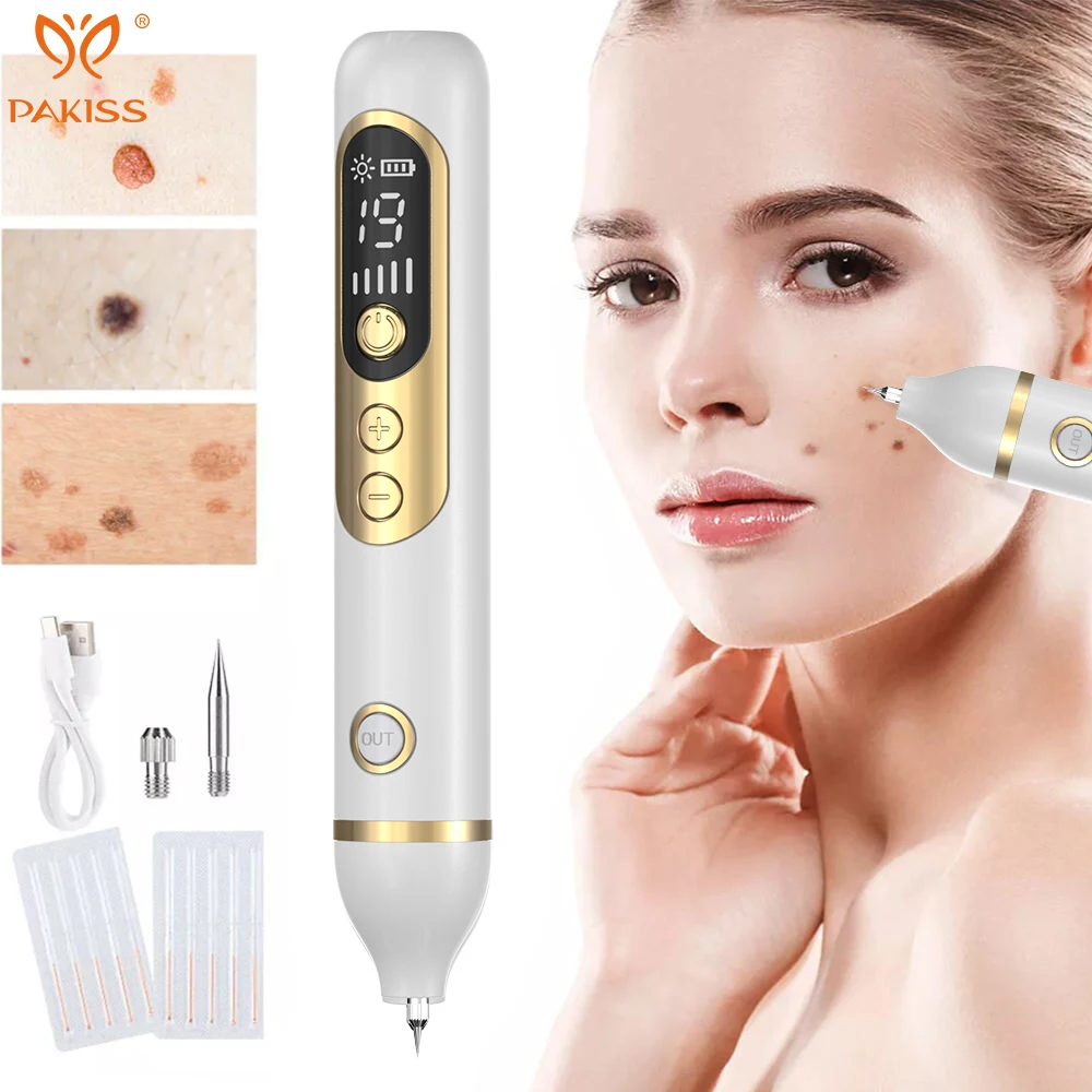 Caneta de Plasma Ajustável em 19 Níveis PAKISS - Removedor de Verrugas, Sinais e Marcas na Pele com Display LCD - Imagem 5