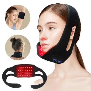 Inovador 2025 Red Light Therapy Belt para Chin e Pescoço-Uso Doméstico Portátil
