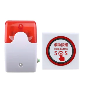 Alarme de Cama Dkmsec 103a1 para Pacientes Idosos com Demência, Pager Sem Fio Portátil para Cuidadores com Monitoramento de Idosos para