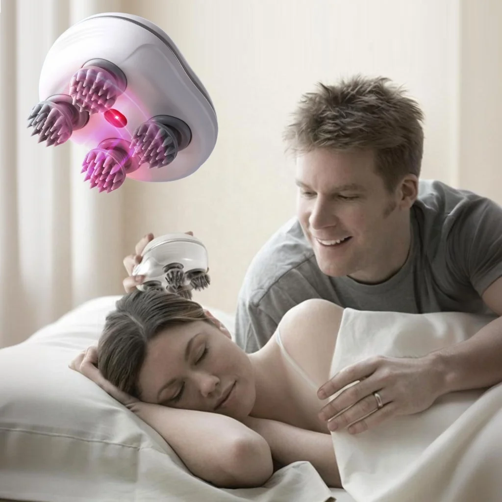 Massageador de Cabeça Garra de Dragão: Máquina de Massagem Vibratória para Amassar o Couro Cabeludo - Imagem 5