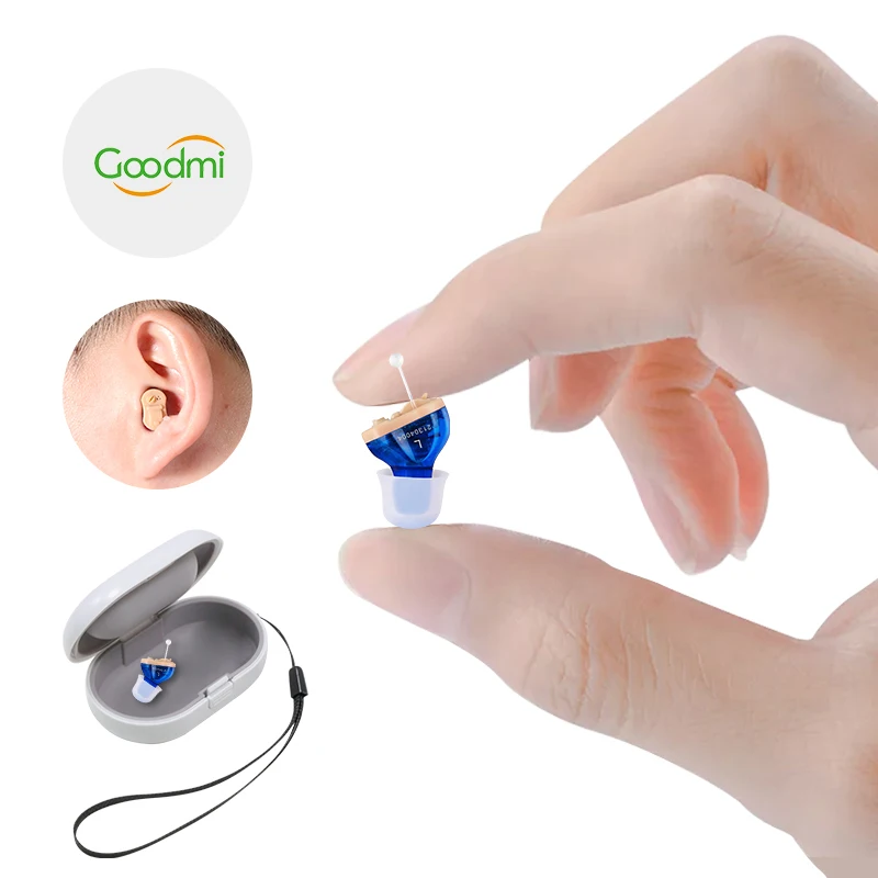Mini Amplificadores Sonoros Intra-auriculares para Idosos