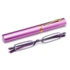 Óculos de Leitura Portáteis Ultraleves para Idosos com Armação de Mola e Suporte para Caneta HD Mini - Imagem 12