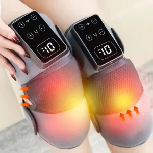 Novo Massageador Vibratório Recarregável com Aquecimento e Compressão de Ar para Terapia de Reabilitação de Pernas e Suporte para Joelhos de Idosos