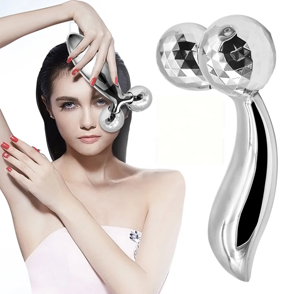 Massageador Facial e Corporal Portátil em ABS 3D com Efeito de Lifting e Firmamento da Pele para Antienvelhecimento - Imagem 4