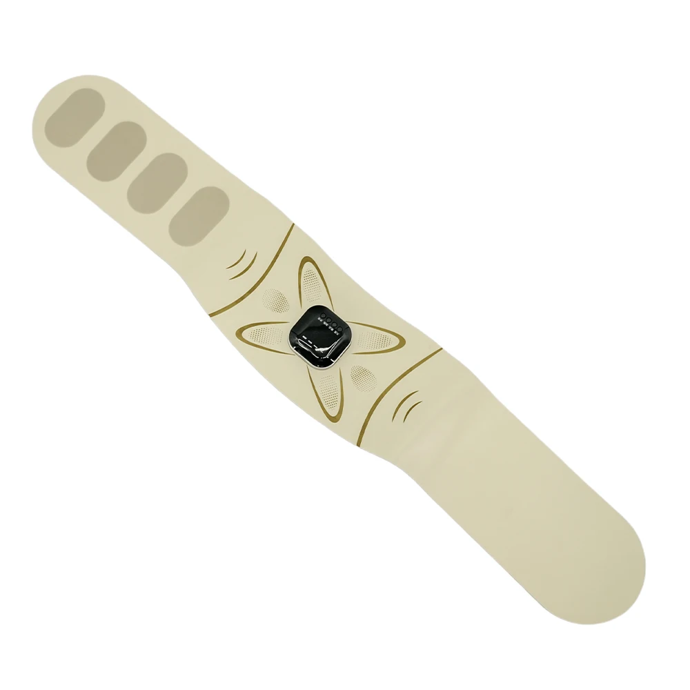 Cinto de Massagem Elétrico para a Cintura com Aquecimento e Vibração, Alívio da Dor Lombar e Abdominal, Suporte para Abdômen e Cintura, Faixa de Massagem Relaxante para Uso Doméstico - Imagem 3
