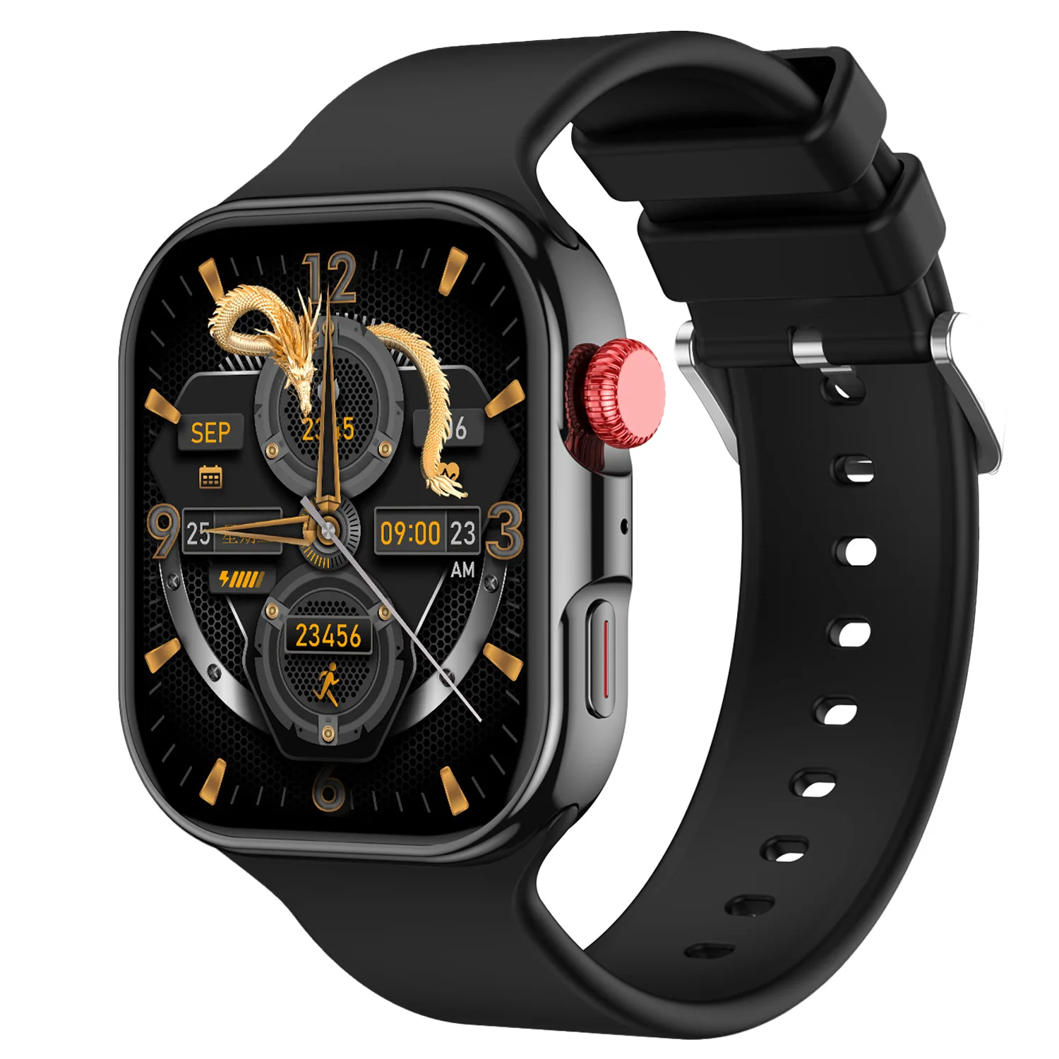 Relógio Inteligente CY39 Fitness Tracker Smartwatch com Tela Quadrada IPS de 2,02 Polegadas, Relógio de Saúde para Android IOS IP68 - Imagem 6