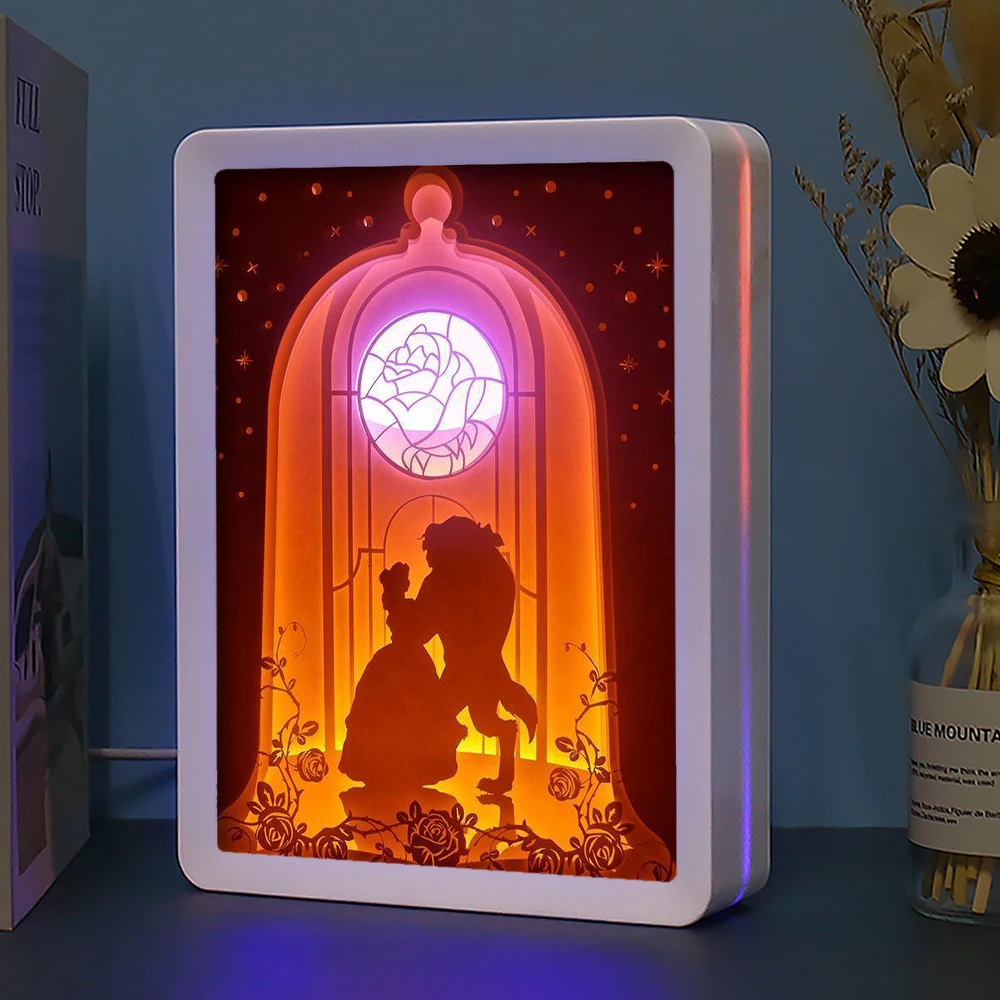 Decoração de Contos de Fadas em Cartoon, Luminária Noturna 3D LED para Quarto, Presente para Meninas - Imagem 5