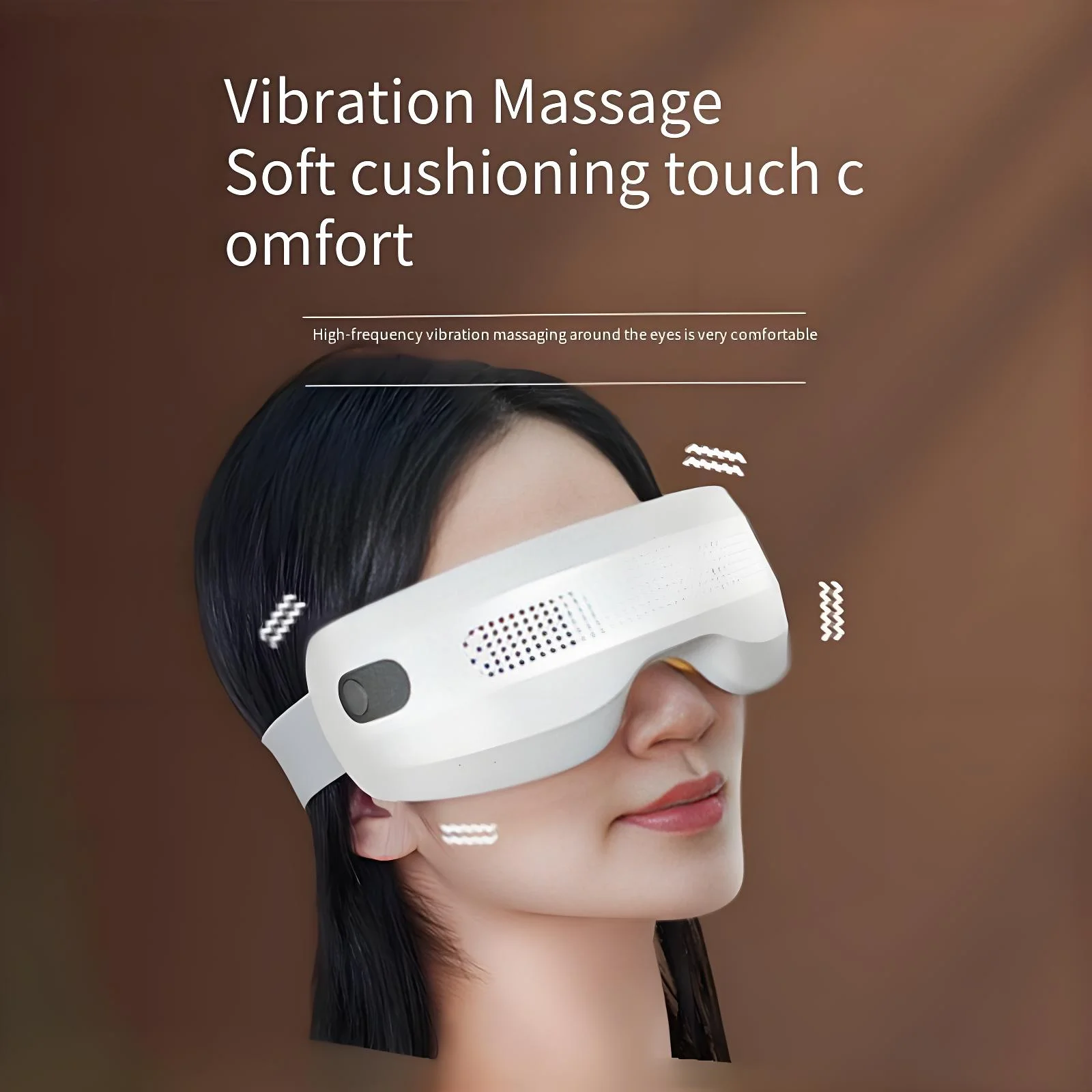 Dispositivo Inteligente de Cuidado Ocular Elétrico Recarregável com Calor e Vibração para Alívio da Fadiga, Olheiras e Relaxamento da Enxaqueca - Imagem 4